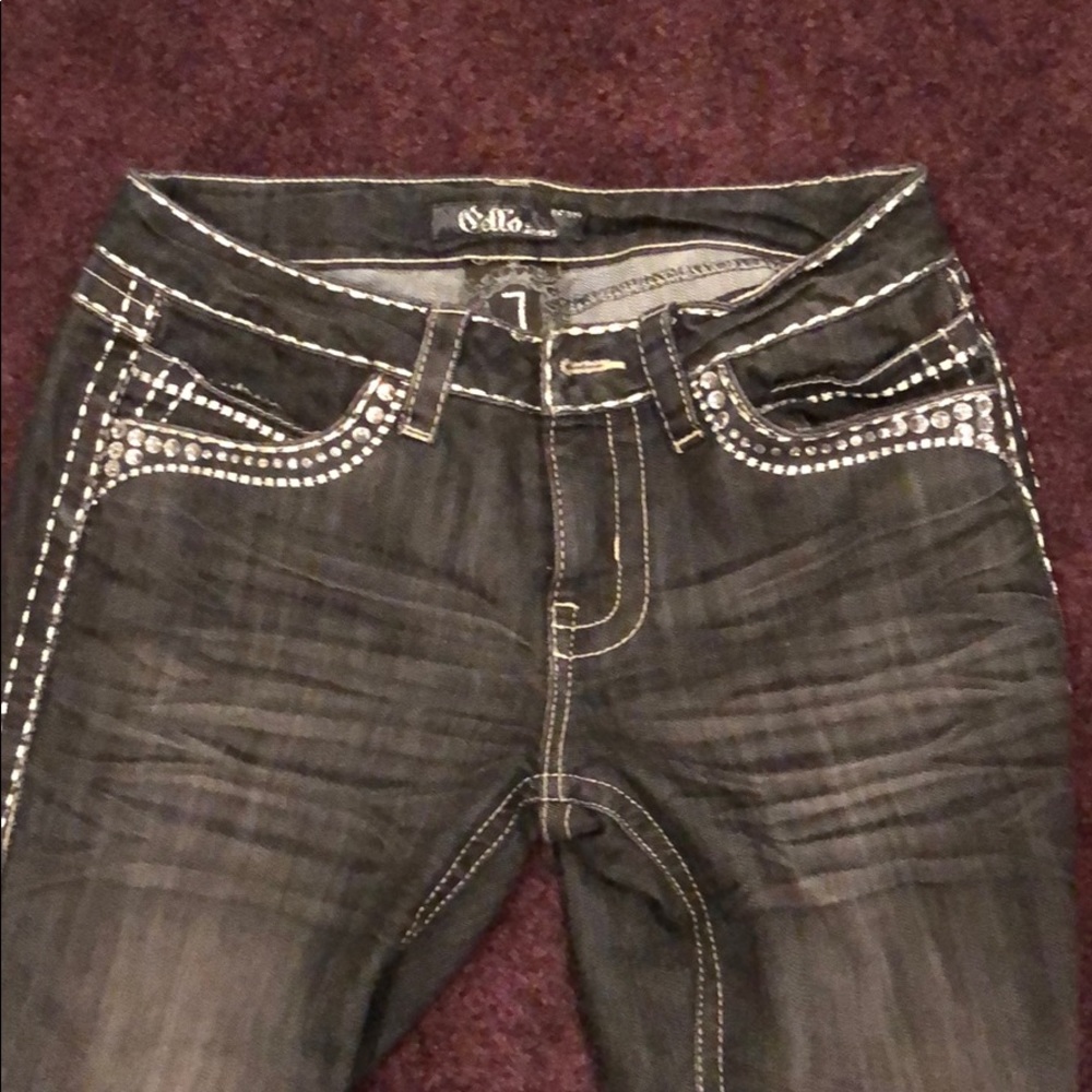 Black denim
